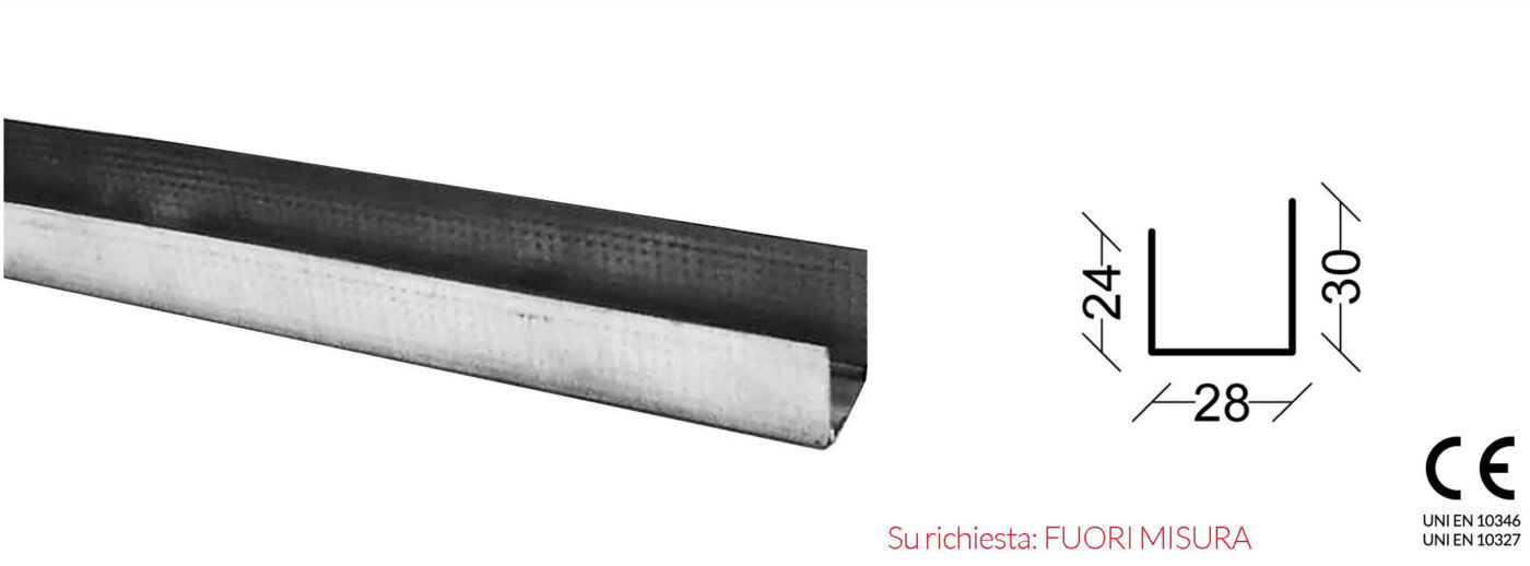 3-guida-standard ProfilCart profili per cartongesso made in Italy www.profilcart.it